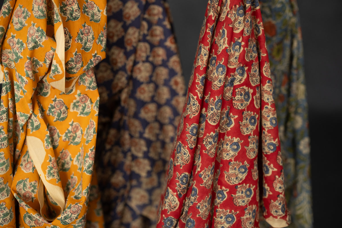 Indian Block Print Cotton - Minna