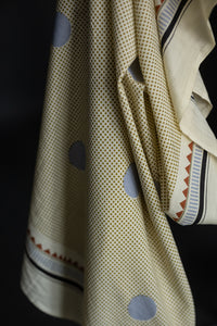 Indian Screen Printed Cotton - Casablanca