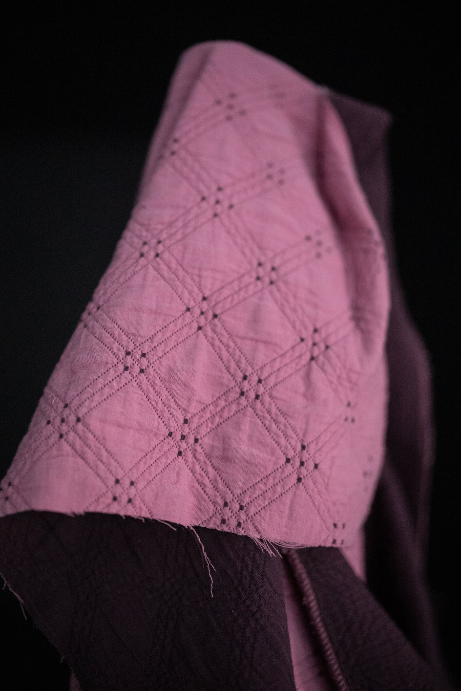 Quilted Cotton Jacquard - Rosy Flush