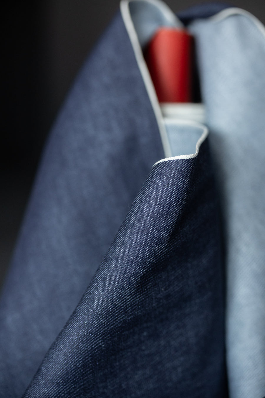15.1oz Selvedge Denim - White Dip