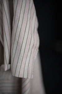 Handwoven Cotton Stripe - Pink Fir