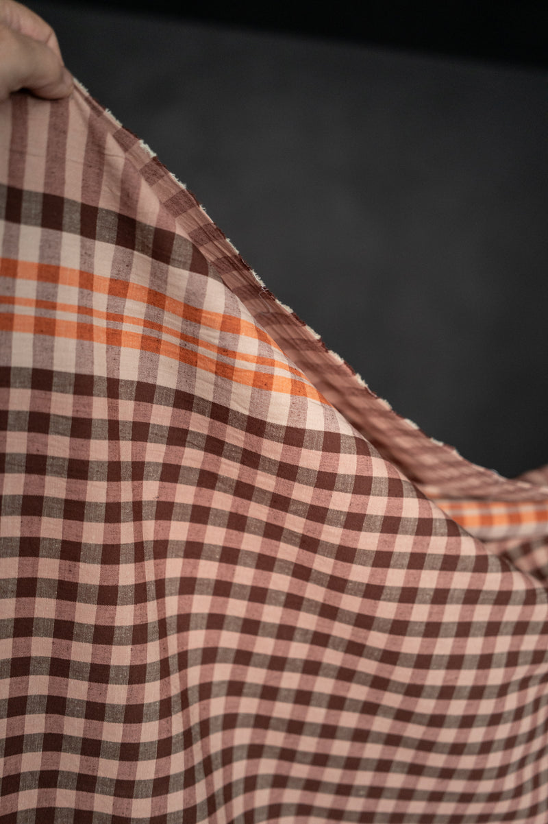 Organic Cotton/Linen Gingham - Flavour Notes