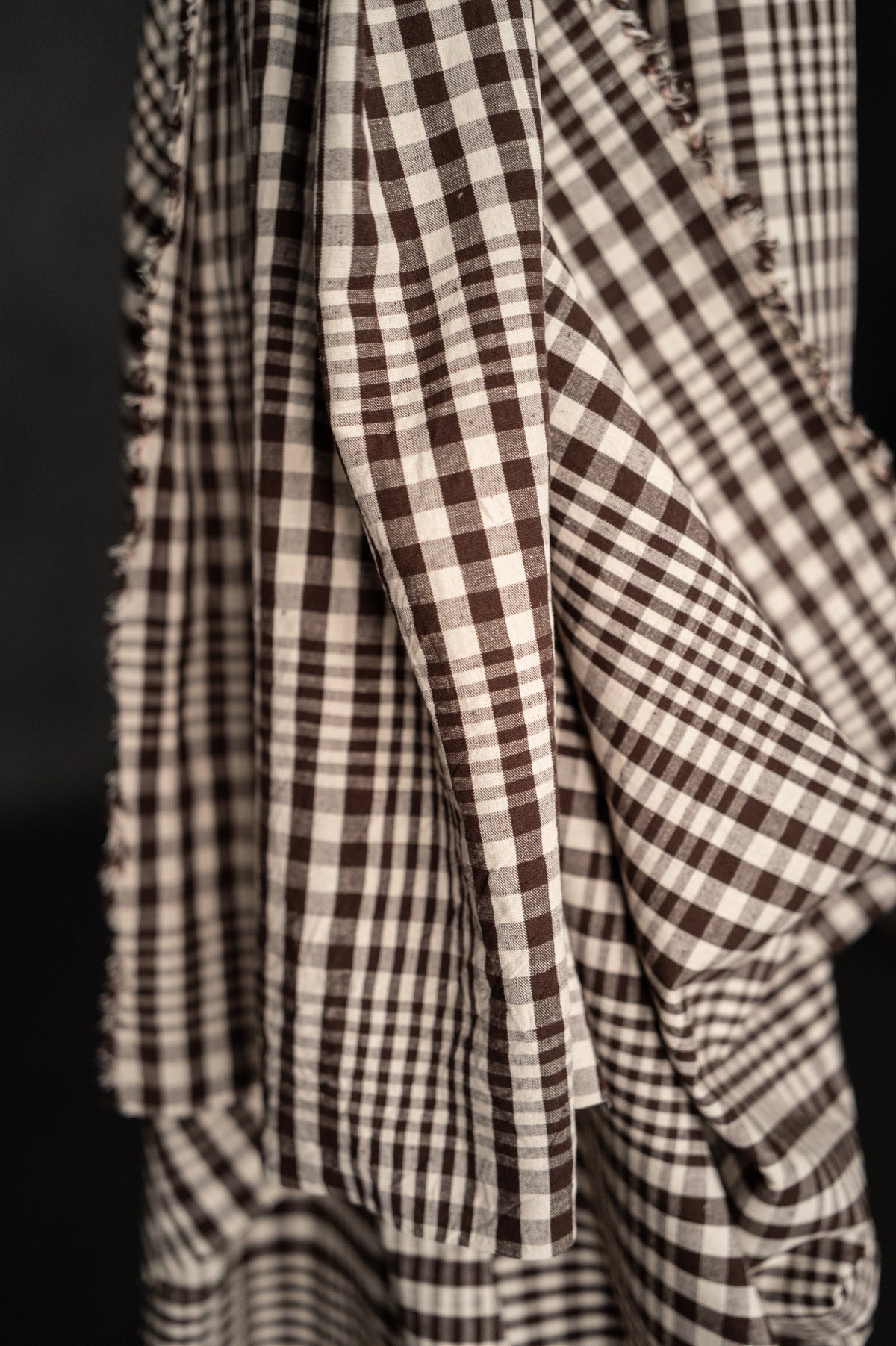 Organic Cotton/Linen - Log Cabin
