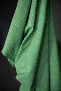 Indian Cotton Cross Stitch - Green Bobbette