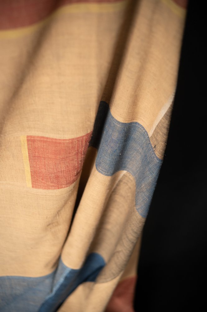 Handwoven Cotton Check - Patchwork Brown