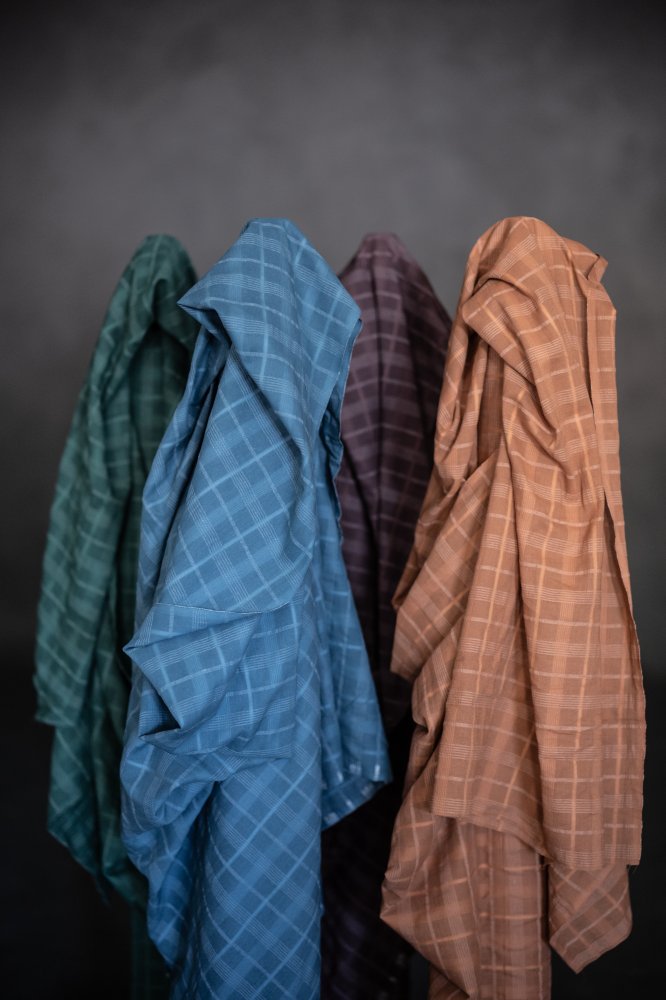 Indian Cotton - Cerulean Blue
