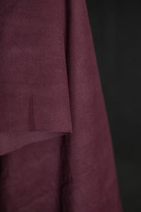 Plum Purple Needlecord Cotton Fabric