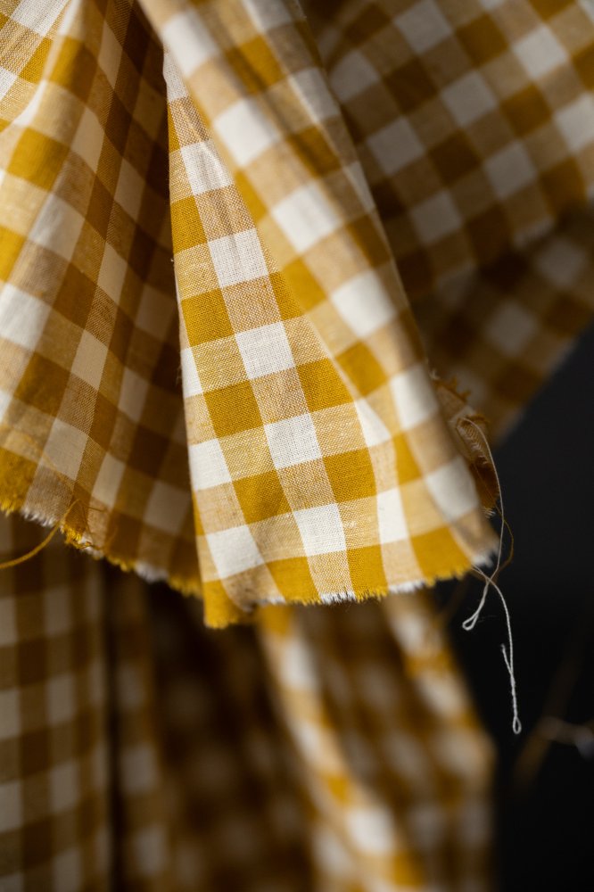 Organic Cotton/Linen Gingham - Pippa