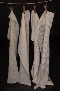 Natural Indian Cotton - Diamond Check