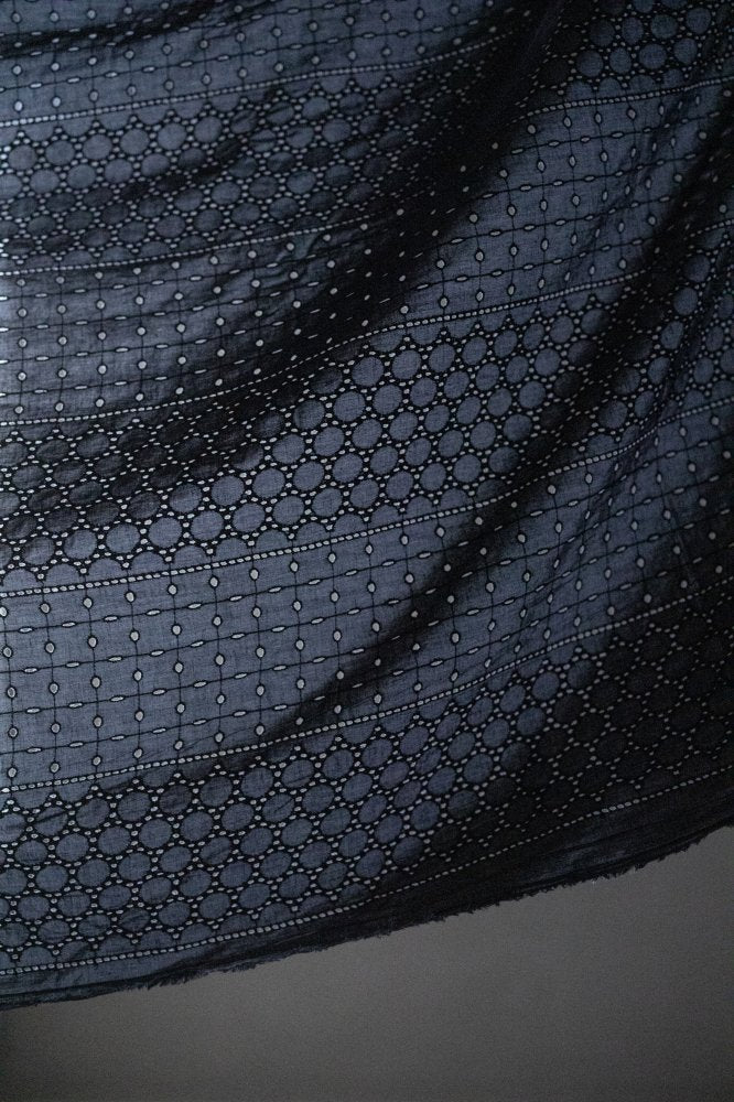 Broderie Anglaise Indian Cotton - Ecru Eyelet
