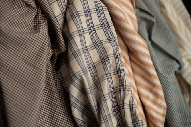 Handwoven Cotton Check - Fable Time Check