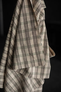 Handwoven Cotton Check - Fable Time Check