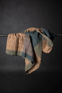 loopy handwoven check fabric