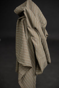 green grey handwoven loopy fabric