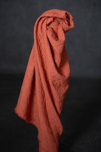 red jacquard fabric
