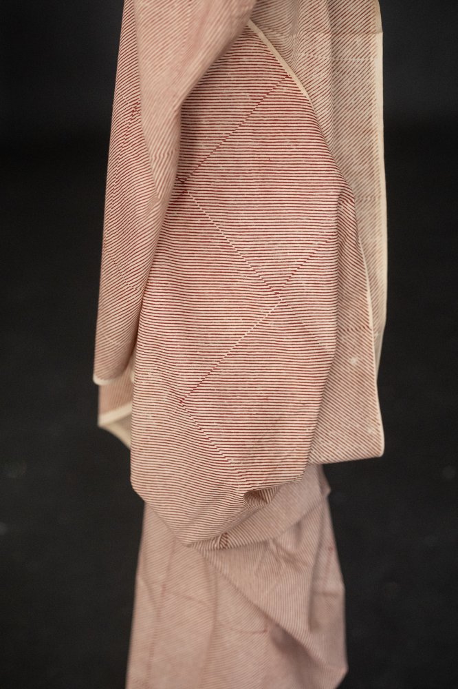 red striped fabric