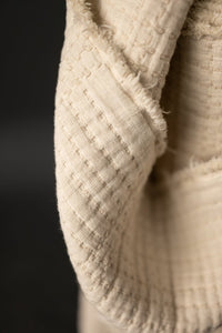 Soft Stitch Jacquard Ecru