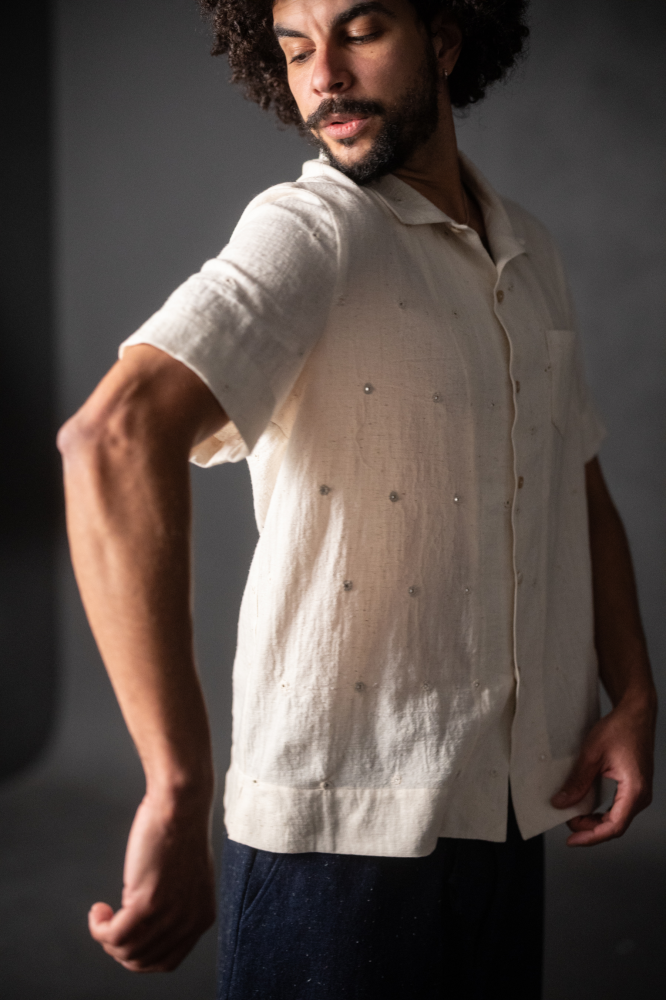 white shirt abhla fabric