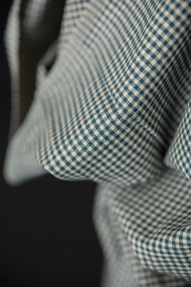 Handwoven Cotton Check - Terra Mini Gingham