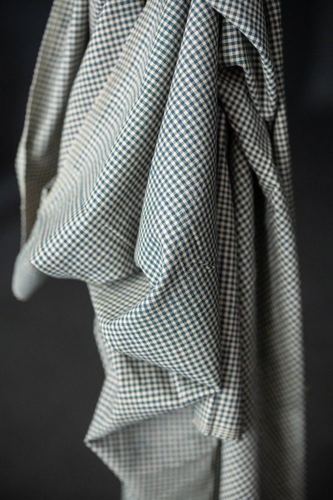 Handwoven Cotton Check - Terra Mini Gingham