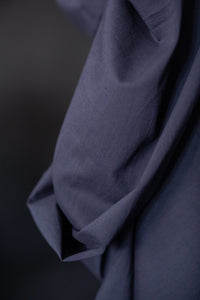 navy cotton voile