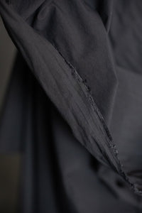 black triple wash fabric