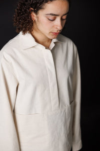 Japanese Washed Cotton Canvas - Ecru