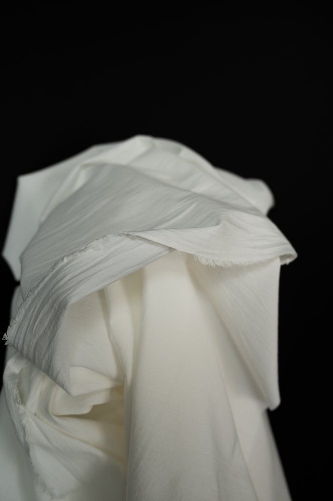 Japanese Cotton - White Crinkle