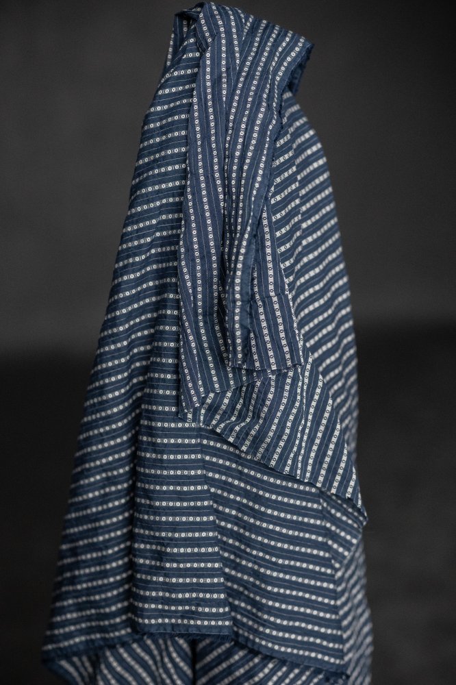 Japanese Cotton - Daisy Chain Navy