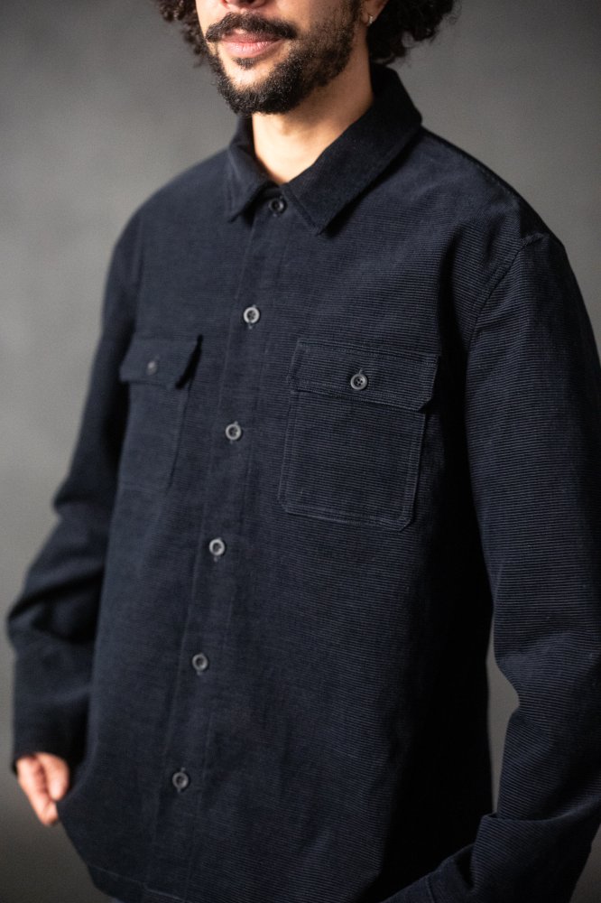 Japanese Corduroy - Emerald Grid
