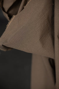 brown puppytooth poplin fabric