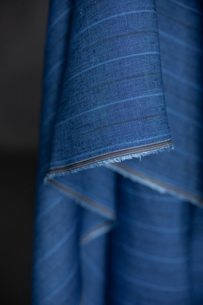 Japanese Linen - Kawa Stripe