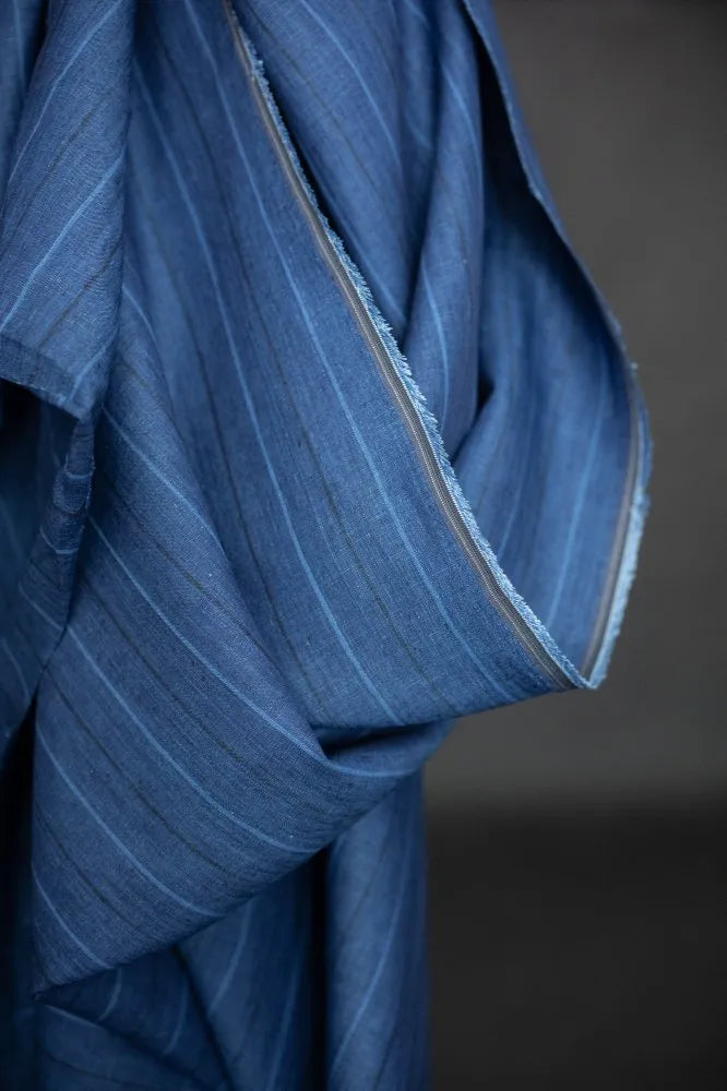 Japanese Linen - Kawa Stripe