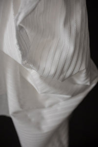 white stripe fabric