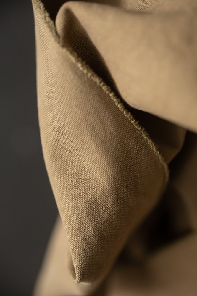 tan cotton canvas 