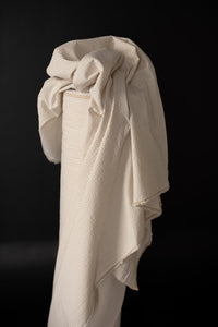 Japanese Cotton Seersucker - Sand Stripe