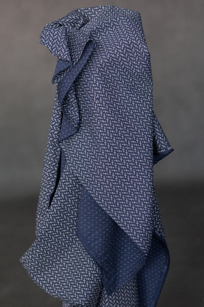 Organic Seersucker - Sukoshi Indigo