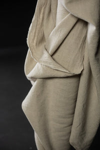 Japanese Brushed Linen/Wool - Ecru