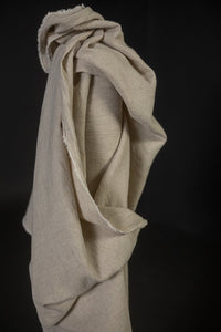 Japanese Brushed Linen/Wool - Ecru