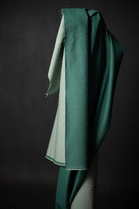 emerald green denim fabric