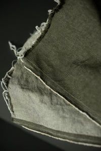 green 10oz cotton denim