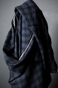 European Laundered Linen Check - All The Blues