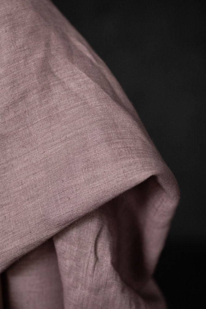 pink purple linen fabric