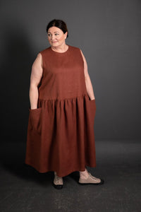 European Laundered Linen - Cinnamon Dust 185