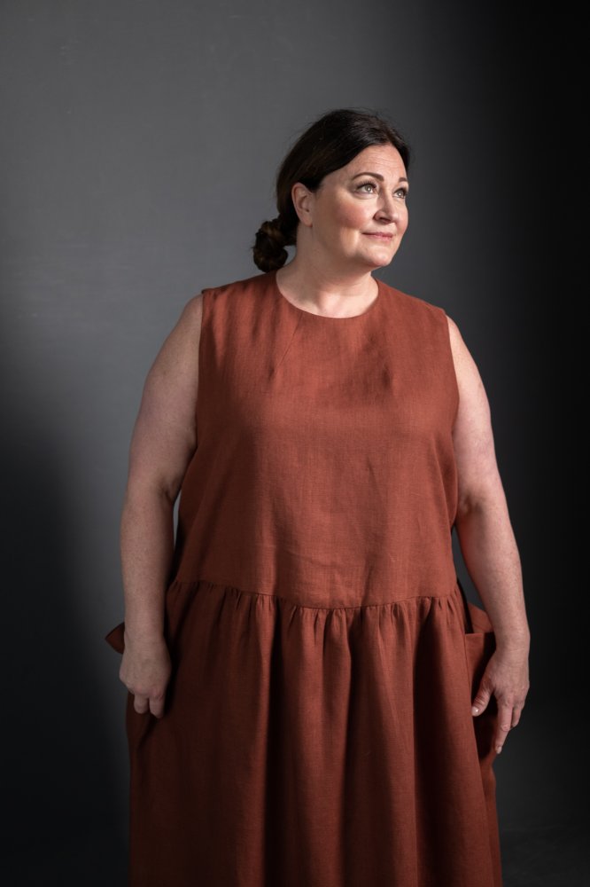 European Laundered Linen - Cinnamon Dust 185