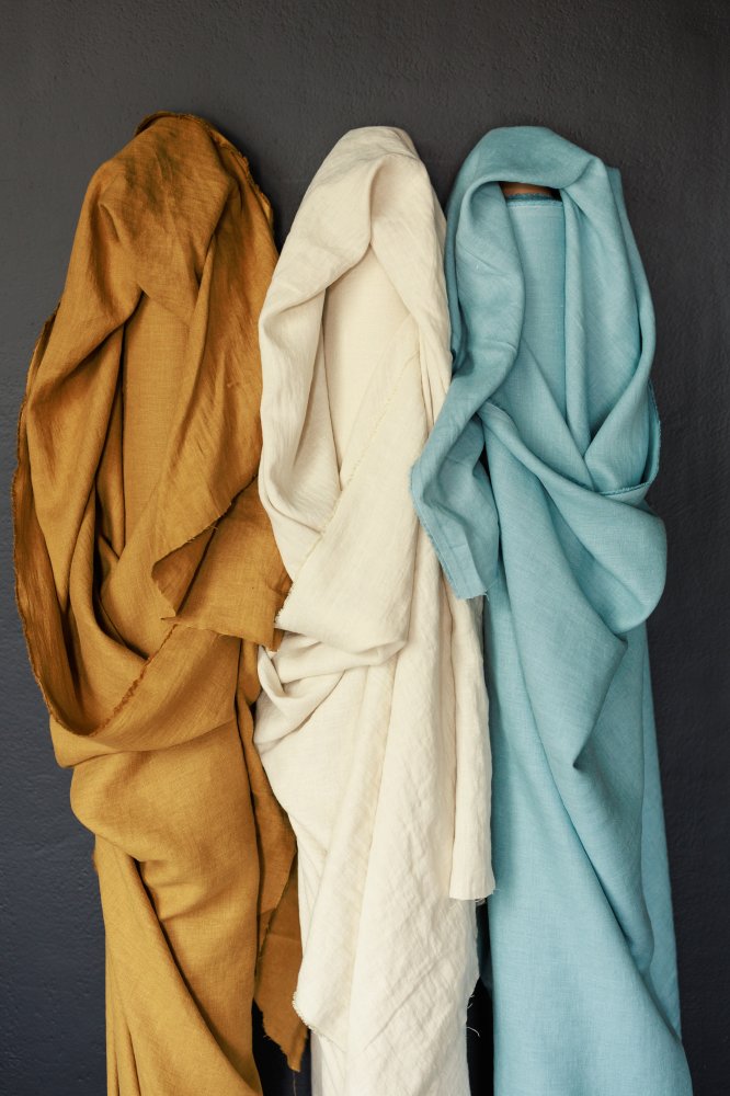 European Laundered Linen - Dorset Blue 185