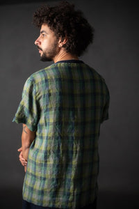 European Laundered Linen Gingham - Following