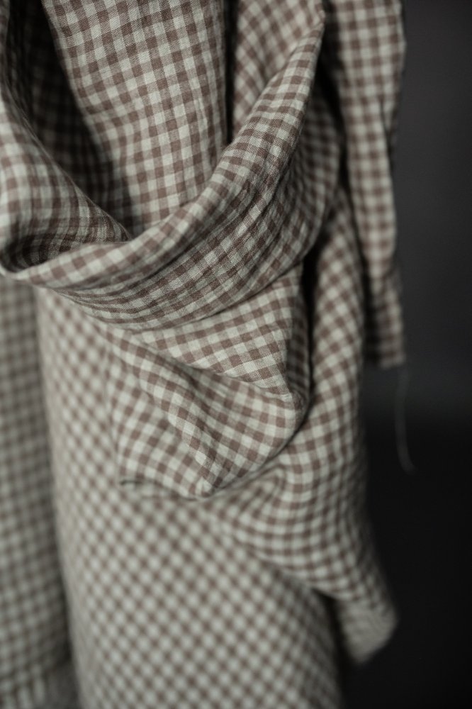 European Laundered Linen - Juniper Gingham