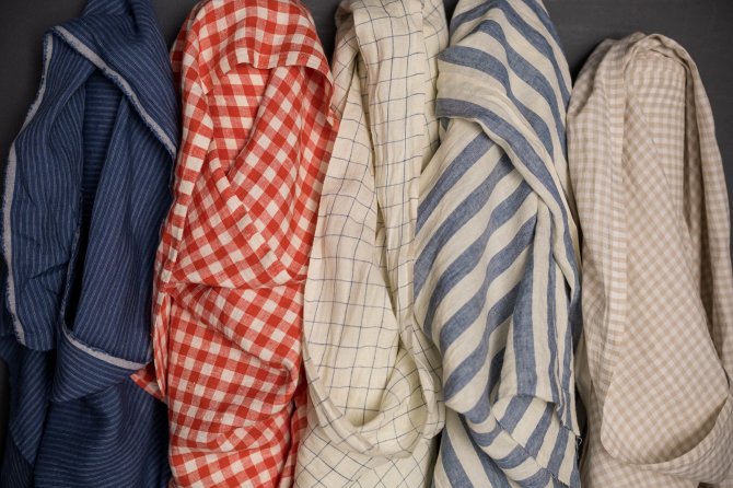 European Laundered Linen Gingham - Sommen