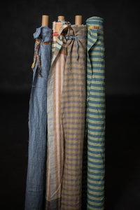 European Laundered Linen Check - Summer Park